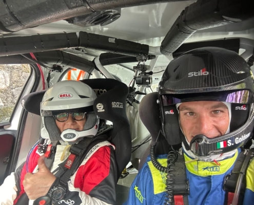 Simone Goldoni Rally Valle d'Aosta 2024 equipaggio